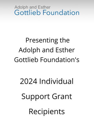 The Gottlieb Foundation 2024 ISG Recipient